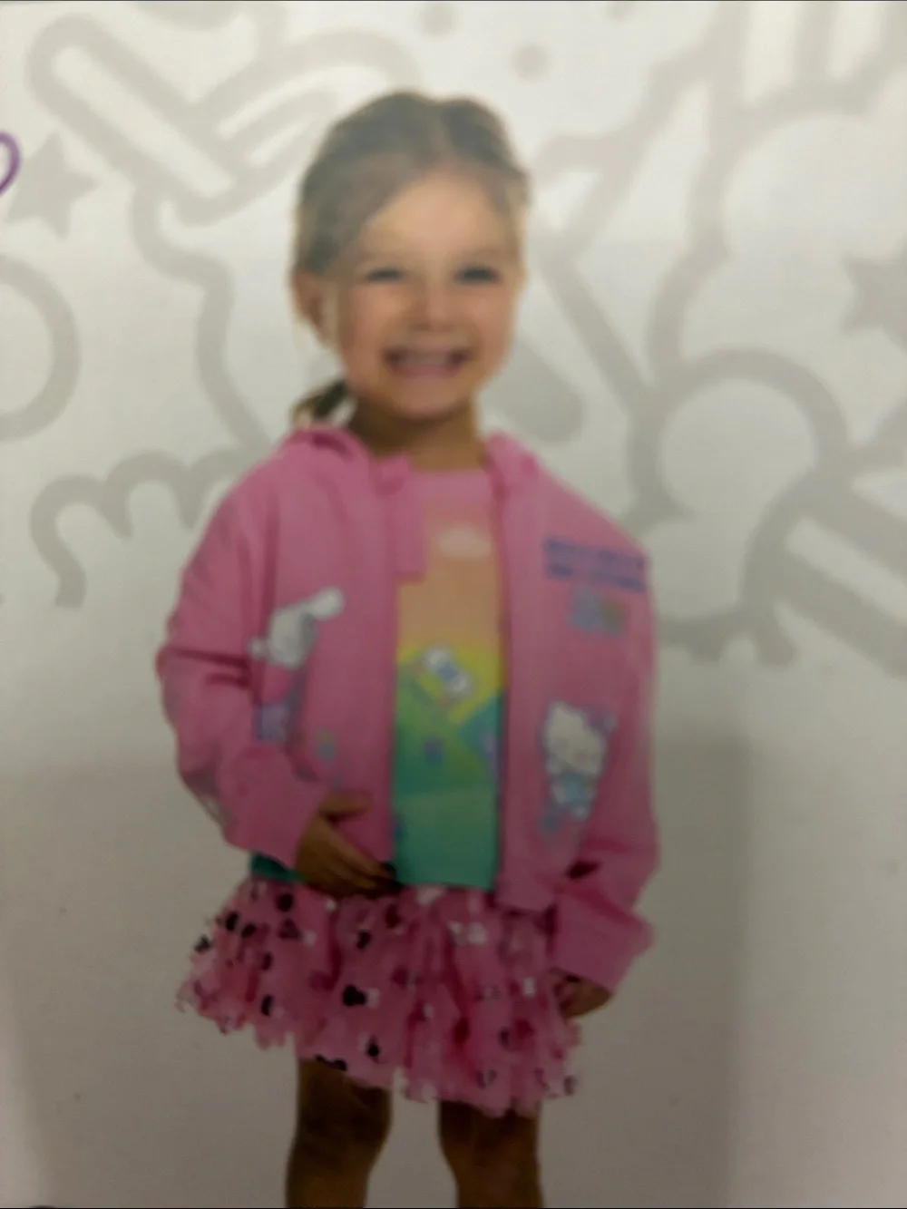 Hello Kitty Pink Hooded Jacket with Pink Tutu Set Size 3T